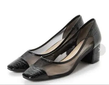 소프트 메쉬 스퀘어토 펌프스