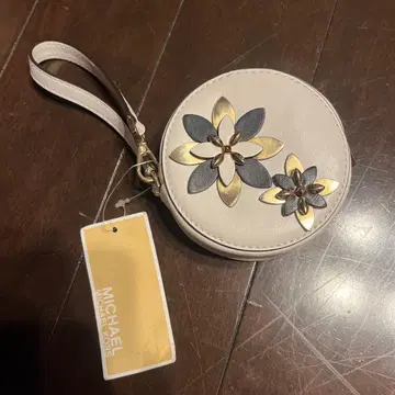 MICHAEL KORS 플라워 장식 코인 케이스 가죽