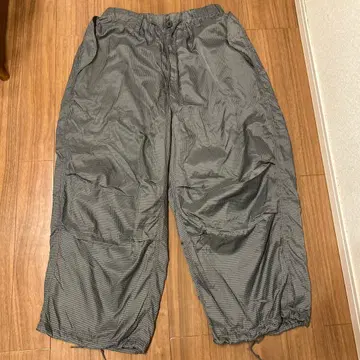 나일론 팬츠 그레이 계열 체크