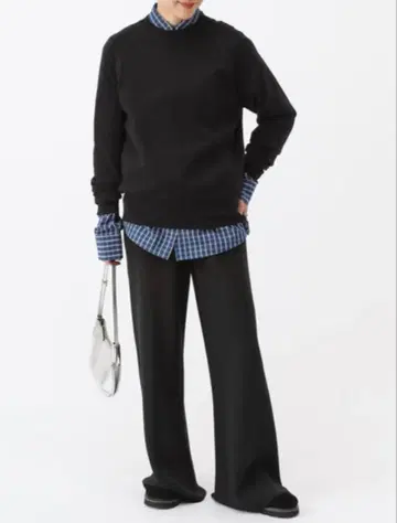 AP STUDIO 엘라스틱 팬츠 블랙 36