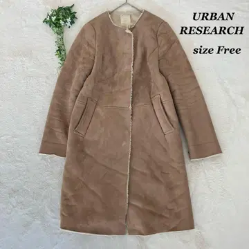 URBAN RESEARCH 어반 리서치 ( F ) 무스탕풍 코트 보아