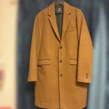 나노 유니버스 체스터 코트 브라운 남성용