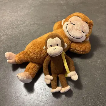 호기심 많은 조지 봉제 인형 2개 세트