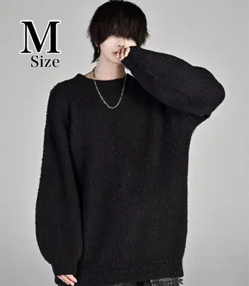 [ ADRER ] 극상 후와모찌 니트 블랙