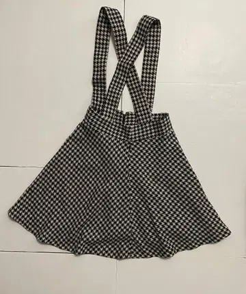 by P&D 하운드 투스 패턴 플레어 스커트