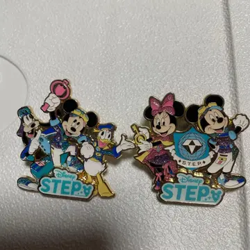 Disney STEP 핀 배지 세트