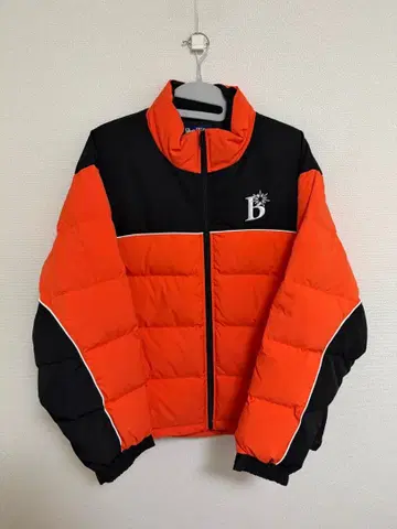 BoTT 다운 자켓 L 사이즈 오렌지/블랙 [ 미사용 새상품 ]