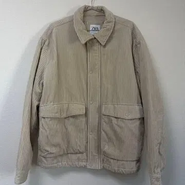 ZARA 코듀로이 자켓 베이지