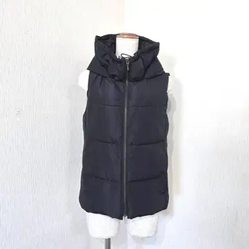 MAKELET 충전솜 스탠드 카라 베스트 (38) 네이비 경량 방한