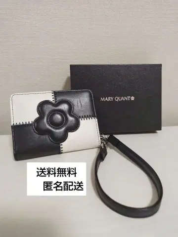 마리콴트 패치워크 패스 케이스 카드 케이스 흑백