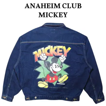 ANAHEIM CLUB 미키마우스 빅 프린트 데님 자켓