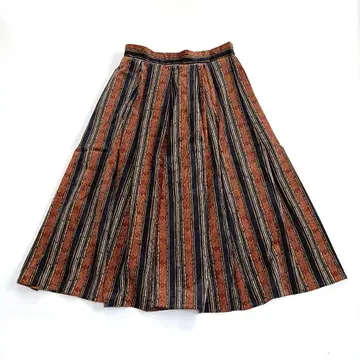 프렌치 파베 코듀로이 턱인입 롱 스커트 빅 사이즈 2L~3L