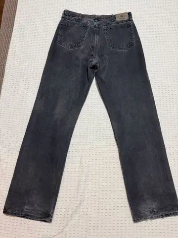 [ W34 x L34 ] Wrangler 블랙 데님 하의 블랙