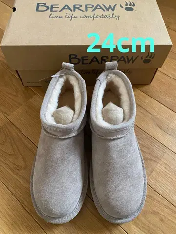 새상품 Bearpaw 베어파우 슈퍼 쇼티 어그 부츠 24cm