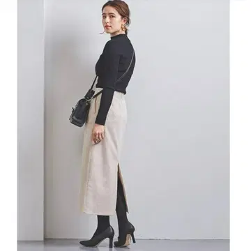 UNITED ARROWS/코듀로이 타이트 스커트