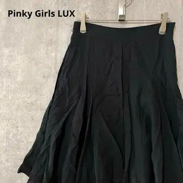 미사용 새상품 Pinky Girls LUX 플레어 스커트 심플 깔끔함