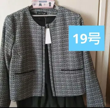 미사용 세레모니 트위드 숏 자켓 원피스 세트 포멀 빅 사이즈