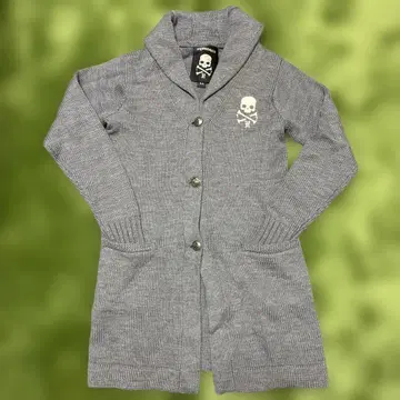 HYDROGEN 스컬 디자인 롱 가디건 M