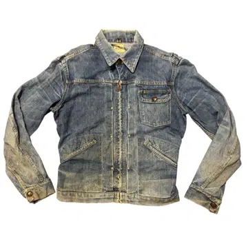 빈티지 60s 랭글러 11MJZ 데님 자켓 블루벨