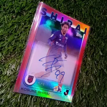 topps J리그 2025 시라이 코스케 친필 5장 한정판