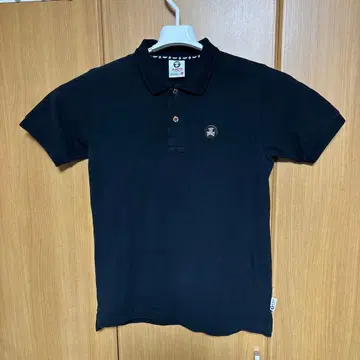 Aape 블랙 피케 셔츠 S