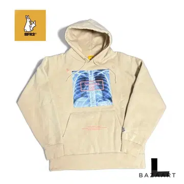 FR2 에프알2 풀오버 후드티 렌트겐 X선 베이지 L