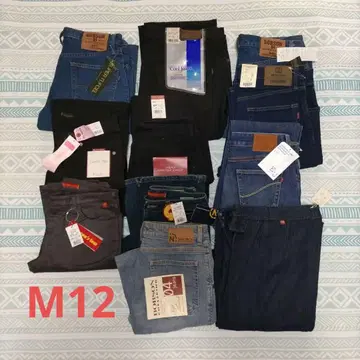 BOBSON 슈퍼 페를 청바지 등 전체 M 사이즈 12장 세트