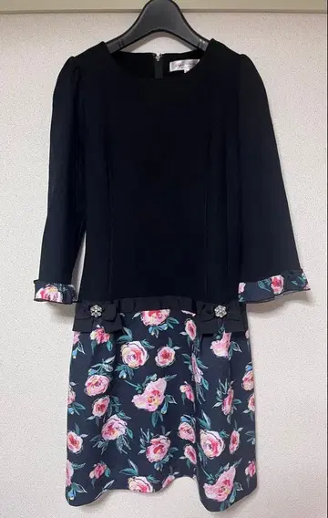 슈퍼 뷰티 꽃무늬 절개 원피스