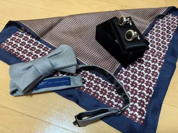 mirrormirror 미러미러 나비 넥타이&치프&커프스 링크 세트