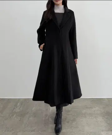 CENEA 허리 쉐이프 싱글 체스터 코트 M