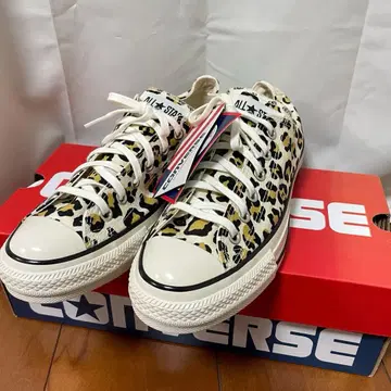 컨버스 CONVERSE 올스타 레오파드 스니커즈
