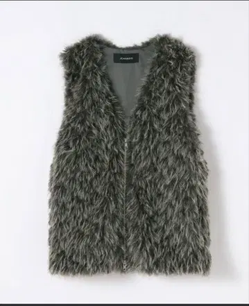 지나시스 이번 시즌 MIX 컬러 퍼 베스트/593633