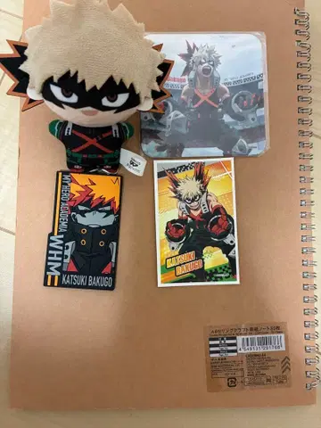 바쿠고 카츠키 봉제 인형 세트