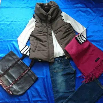 성숙 캐주얼 투모로우랜드 맥피 풀오버 니트 패널 보더