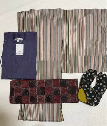 미사용 워셔블 기모노 & 코트 (4세트)