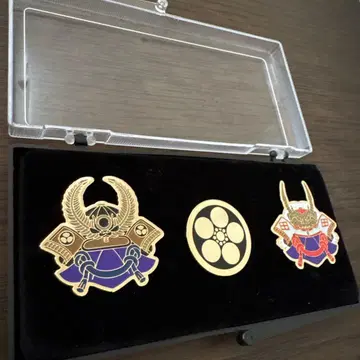 전국 무장 가몬 전국 시대 투구 핀 배지 핀즈