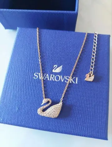 SWAROVSKI Iconic Swan 목걸이 스와로브스키 골드