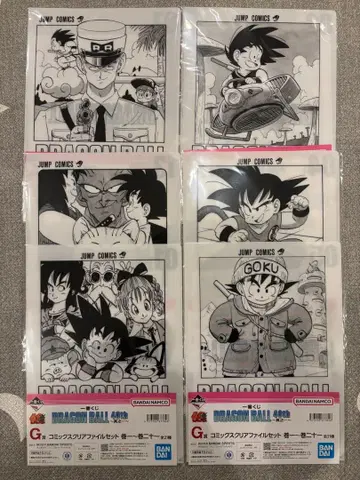 제일복권 DRAGON BALL 40th 그G상 클리어 파일 6종