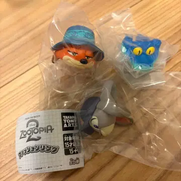 주토피아2 패션 반지 닉 주디 게리 세트