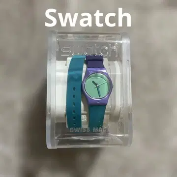 [ 미사용 새상품 ] Swatch 스와치 민트 그린 x 퍼플