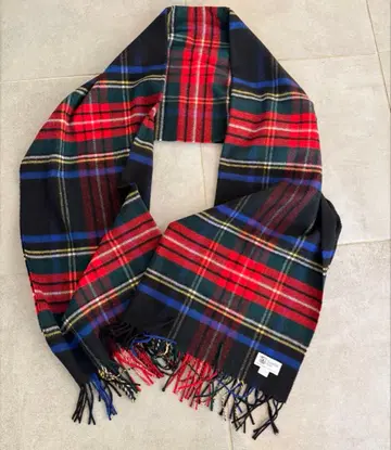 JOHNSTONS 캐시미어 대형 블랙스튜어트