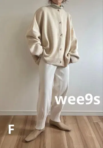 wee9s 위크스 오버 사이즈 니트 가디건