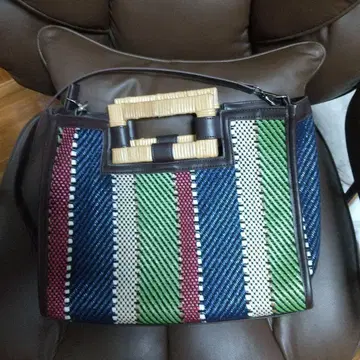 Ray Beams 스트라이프 핸드백