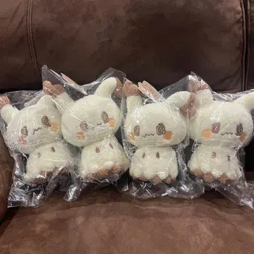 [택 포함 새상품] 포켓몬 포케피스 미미큐 봉제 인형 4체 세트