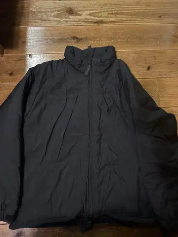 WILD THINGS 블랙 나일론 자켓 WT21597STCT