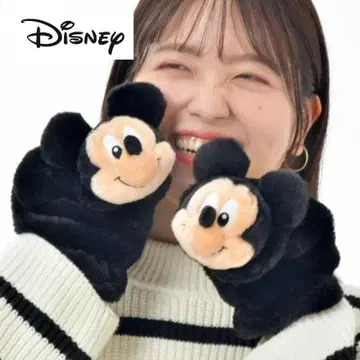 [ 새상품 미사용 ] 디즈니 미키 장갑 그로브 블랙