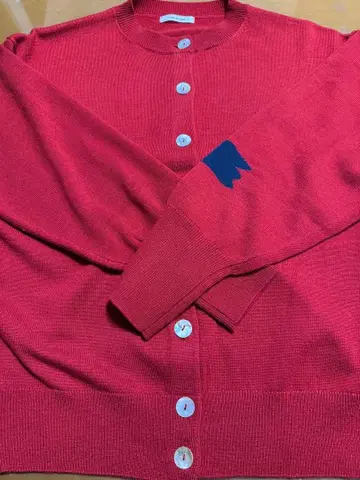 noy de nod 레드 가디건 스완 패턴