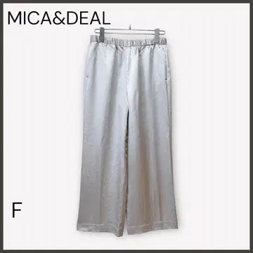 [마이카앤딜] 새틴 이지 팬츠/고품질/광택감/라이트 그레이