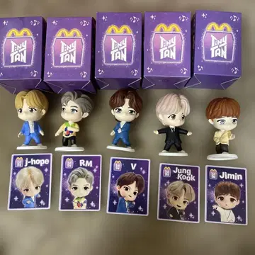 BTS 맥도날드 TINYTAN 5개 세트
