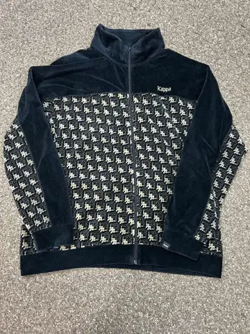 Kappa x GU 콜라보 벨로아 트랙 자켓 사이즈 XL